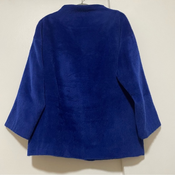 Teresa Tardia (Italy) Coat Wool Alpaka Pockets Button Size Large - Picture 3 of 12